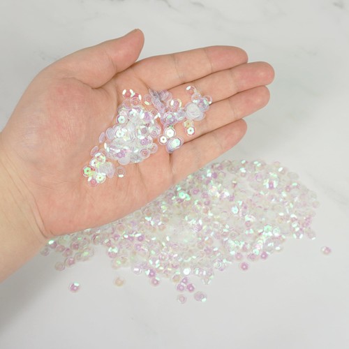 3000pcs bulk clear sequins - 3000pcs,